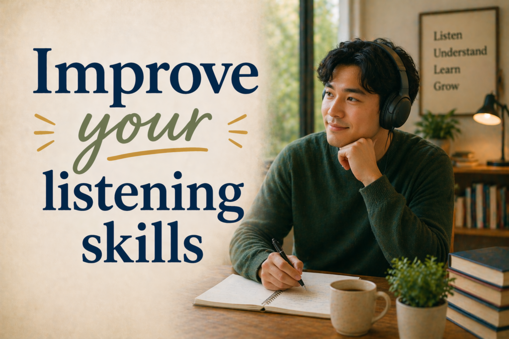 Improve listening skills