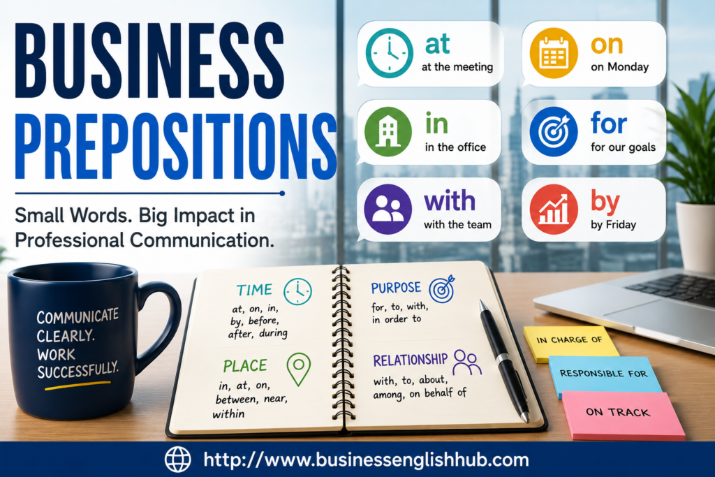 Business Prepositions